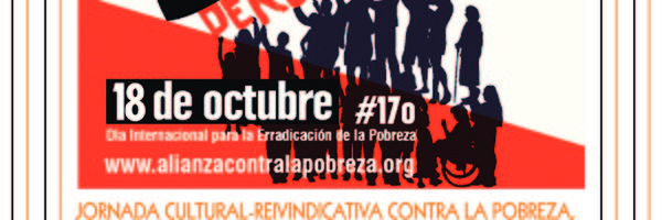 Jornada Cultural Reivindicativa contra la Pobreza. Sábado 18 de octubre en el Altozano. 